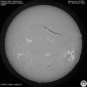 Latest Mauna Loa image of the Sun